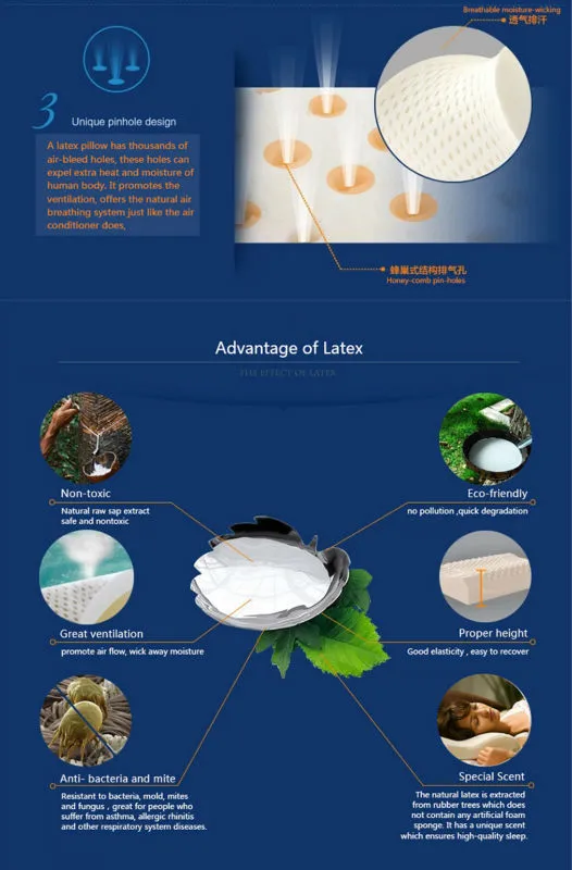 Couple Double latex Pillow